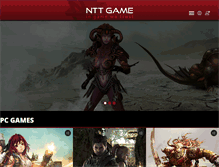 Tablet Screenshot of nttgame.com
